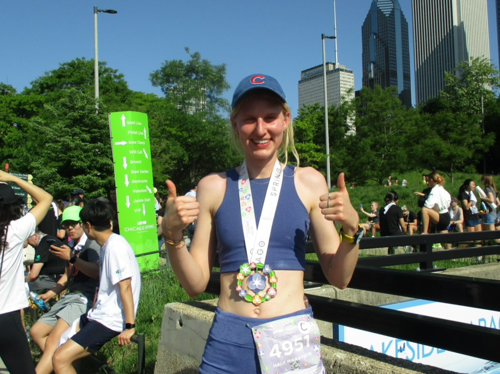 After running the 2024 Chicago Spring Half Marathon